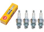 Set Di Candele Ngk 4X BR8HS Con Soppressione Delle Interferenze, Filettatura Corta 12,7 Mm Ø 14,0 Mm Esagono 20,8 Mm, Distanza Tra Gli Elettrodi 0,75 Mm, Potere Calorifico 8, 4322 / 4915 / 4967 / 6715