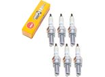 Set Di Candele Ngk 6X CR7E Con Soppressione Delle Interferenze, Filettatura Lunga 19,0 Mm Ø 10,0 Mm Esagono 16,0 Mm, Distanza Tra Gli Elettrodi 0,75 Mm, Potere Calorifico 7, 4509 / 4578 / 7513