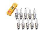 Set Di Candele Di Accensione Ngk 10X BR8HSA Con Soppressione Delle Interferenze, Filettatura Corta 12,7 Mm Ø 14,0 Mm Esagono 20,8 Mm, Distanza Tra Gli Elettrodi 0,75 Mm, Potere Calorifico 8, 5539