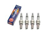 Set Di Candele Ngk 4X CR9EIX Candela All'iridio Con Soppressione Delle Interferenze, Filettatura Lunga 19,0 Mm Ø 10,0 Mm Esagono 16,0 Mm, Distanza Tra Gli Elettrodi 0,75 Mm, Potere Calorifico 9, 3521