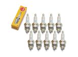 Set Di Candele Di Accensione Ngk 10X BPR7HS Con Soppressione Delle Interferenze, Filettatura Corta 12,7 Mm Ø 14,0 Mm Esagono 20,8 Mm, Distanza Tra Gli Elettrodi 0,75 Mm, Potere Calorifico 7, 5541 / 6422 / 6873