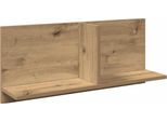 Vidaxl Armadio A Muro 70X16,5X30 Cm Materiale Legno Rovere Artigianale