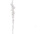Decorazione Albero Di Natale Figura Ghiacciolo 25Cm Plastica Trasparente