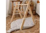 Muminky | Baby Gym - Stand Colorato - Giocattolo Educativo Per Bambini - Naturale - Favorisce I Sensi E Le Abilità Motorie