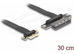 Delock Riser Karte Pci Express 3.0 X1 Stecker Zu X4 Slot Mit Kabel 30 Cm (81495)