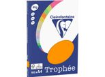Clairefontaine 4110C Clairefontaine Kopierpapier TrophéE Orange Din A4 80 G/Qm 100 Blatt