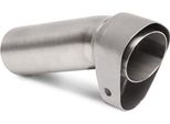 Akrapovic V-Tuv280 Silenziatore Argento Argento Taglia Unica
