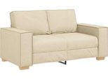 Vidaxl Divano 2 Posti Crema 120 Cm In Tessuto