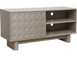Mobile Tv Rettangolare Con 1 Anta, L120 Cm, Beige - Oviala Octave