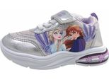 Scarpa Con Velcro Leomil Da Bambina In Argento, Taglia 26