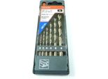 Set Di Punte Abraboro Hss-Co Din 338 Cobalto, 6 Pezzi, Diametro 2-3-4-5-6-8 Mm