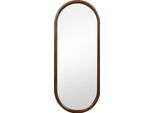 Costway 110 X 45 Cm Specchio Da Parete, Specchio A Figura Intera Con Cornice In Legno, Specchio A Sospensione Ovale, Specchio Make-Up Per Armadio Camera Da Letto Soggiorno