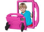 Custodia Per Bambini Per Lenovo Tab M11 2023 Tb-330Fu/Xiaoxin Pad 2024 11" TB-331FC, Leggera Custodia In Schiuma Eva Con Maniglia E Supporto Rosa"