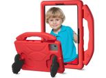 Custodia Per Bambini Per Lenovo Tab M11 2023 Tb-330Fu/Xiaoxin Pad 2024 11" TB-331FC, Leggera Custodia In Schiuma Eva Con Maniglia E Supporto Rosso"