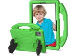 Custodia Per Bambini Per Lenovo Tab M11 2023 Tb-330Fu/Xiaoxin Pad 2024 11" TB-331FC, Leggera Custodia In Schiuma Eva Con Maniglia E Supporto Verde"