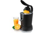Spremiagrumi Elettrico Arendo, Acciaio Inox, 400 Ml, 800 W, Braccio A Leva, Due Coni Di Pressione, Salvagoccia, Filtro, Beccuccio Diretto, Lavabile In Lavastoviglie, Senza Bpa, Nero