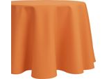 Tovaglia Ø 160 Cm Per Tavolo Da Cucina E Da Pranzo In Arancione