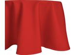 Tovaglia Ø 160 Cm Per Tavolo Da Cucina E Da Pranzo In Rosso Scuro