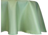Tovaglia Ø 160 Cm Per Tavolo Da Cucina E Da Pranzo In Verde Chiaro