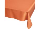 Tovaglia 130 X 225 Cm In Arancione Per Tavolo Da Pranzo E Cucina