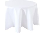 Tovaglia Ø 170 Cm In Bianco Per Tavolo Da Pranzo E Cucina