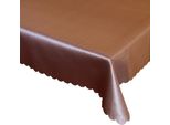 Tovaglia 130 X 170 Cm In Marrone Per Tavolo Da Pranzo E Cucina