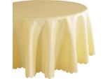 Tovaglia Ø 170 Cm In Giallo Per Tavolo Da Pranzo E Cucina