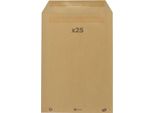 25 Buste In Carta Kraft 90 G - 22,9 X 32,4 Cm