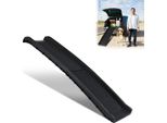 Sessamen-Lp Gradini Per Cani, Rampa Per Auto Pieghevole, Ausilio Per L'ingresso Del Bagagliaio Pieghevole, Rampa Per Cani In Plastica, Gradini Per Cani Grandi E Pesanti, 156X40Cm, Nero