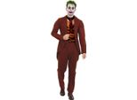 Smiffys - Costume Da "Moderno Ingannatore"" - Uomo SM2634 (M Regular) (Rosso)"