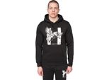 Henleys - Maglia Con Cappuccio "Curveball"" Da Uomo BG1418 (M) (Nero)"
