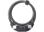 Contec Number.Cable.Lock Ecoloc 12 Mm X 85 Cm, Nero
