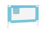 Vidaxl Protezione Letto Per Bambini Blu 100X25 Cm Tessuto