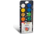 Primo Colori Ad Acqua Nero 12 Colori + Pennello