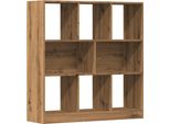 Vidaxl Libreria Artisan In Rovere 97,5X29,5X100 Cm Materiale A Base Di Legno