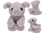 Snukis Maialino Di Peluche 25 Cm - Morbidissimo Maialino Di Peluche Color Malva