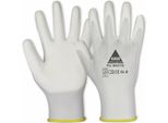 Hase Guanti Di Sicurezza Guanti Da Lavoro In Pu,Poliuretanobianco, En 388, En 420, Bianco, Taglia 11