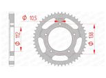 Pignone Posteriore Standard Afam In Acciaio 12607 - 530