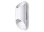 Lampada Da Parete Penne 30 Bianco 1Xg9 8W Alluminio 30X12X10Cm Sollux Lighting