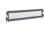 Vidaxl Protezione Letto Bambino Grigio 180X42 Cm Poliestere