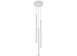 Lampada A Sospensione Pastelo 3P Bianco 3Xg9 8W Acciaio 90X20X20Cm Sollux Lighting