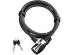 Kryptonite Kryptoflex 1518, Lucchetto A Cavo (180 Cm) Nero