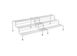 Metaltex Smart Kitchen 2-Delig Schuifbaar Kruidenrek 28/55X23X13 Cm Zilver