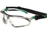 Occhiali Di Sicurezza 506 Up Hybrid En 166, En 170 Aste Bianco Verde, Lenti Chiare