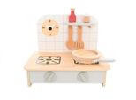 Set Da Gioco In Legno Everearth "Cucina"" - Giocattolo Da Cucina Per Un Gioco Di Ruolo Creativo - EE33901"
