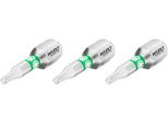 Bit 2223N-T8/3 ∙ 1/4 Di Pollice (6,3 Mm) Esagono Pieno ∙ Profilo Torx® Interno ∙ 3 Pezzi ∙ Sw T8