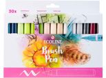 Ecoline Pennello Set Aggiuntivo 30 Colori Set Di Estensione Pennarelli Per Acquerello