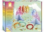 Set Per La Creazione Di Gioielli Janod - 7 Braccialetti Con Supporto Arcobaleno Da Creare