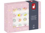 Anelli Giocattolo Unicorno Janod - Set Di 20 Gioielli In Legno