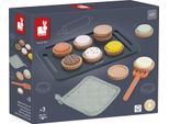 Janod Set Da Forno Per Biscotti In Legno - Nonna Lucida - Cucina Giocattolo Per Bambini